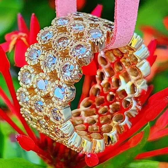 5.40ct Diamond 14k Eternity Three Row Size 9 - Picture 3 of 8